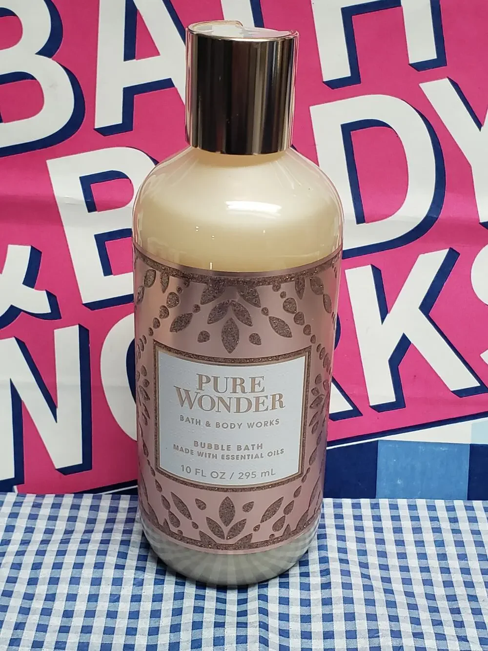 BBW Pure Wonder Luxurious Bubble Bath w. Essential Oils Rich Creamy Foam